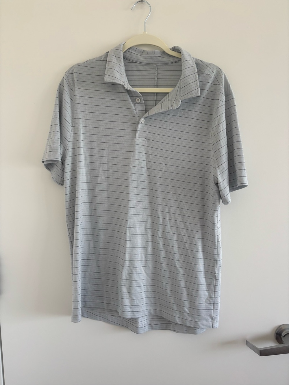 Lululemon Men's Stripe Polo Shirt